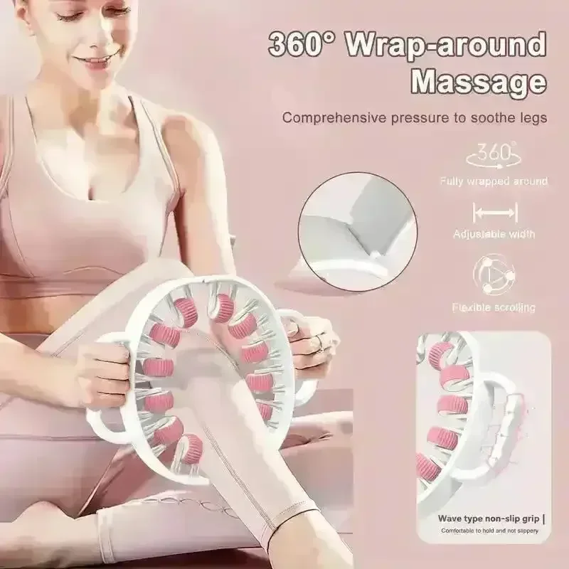 12-Wheel 360° Yoga Fitness Wheel Massager