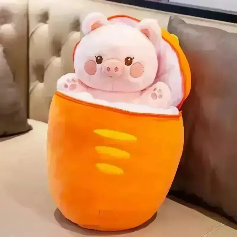 2 in 1 Bunny Pig Plush Toy (30 cm) - Image 3