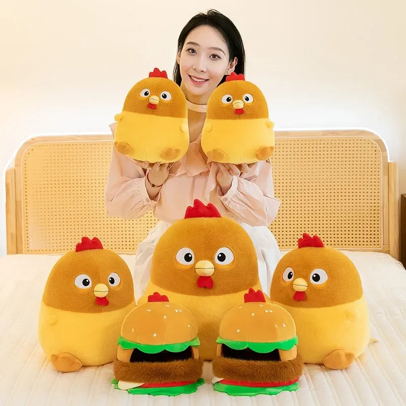 2 in 1 Clucky Hamburger Plush - Image 3