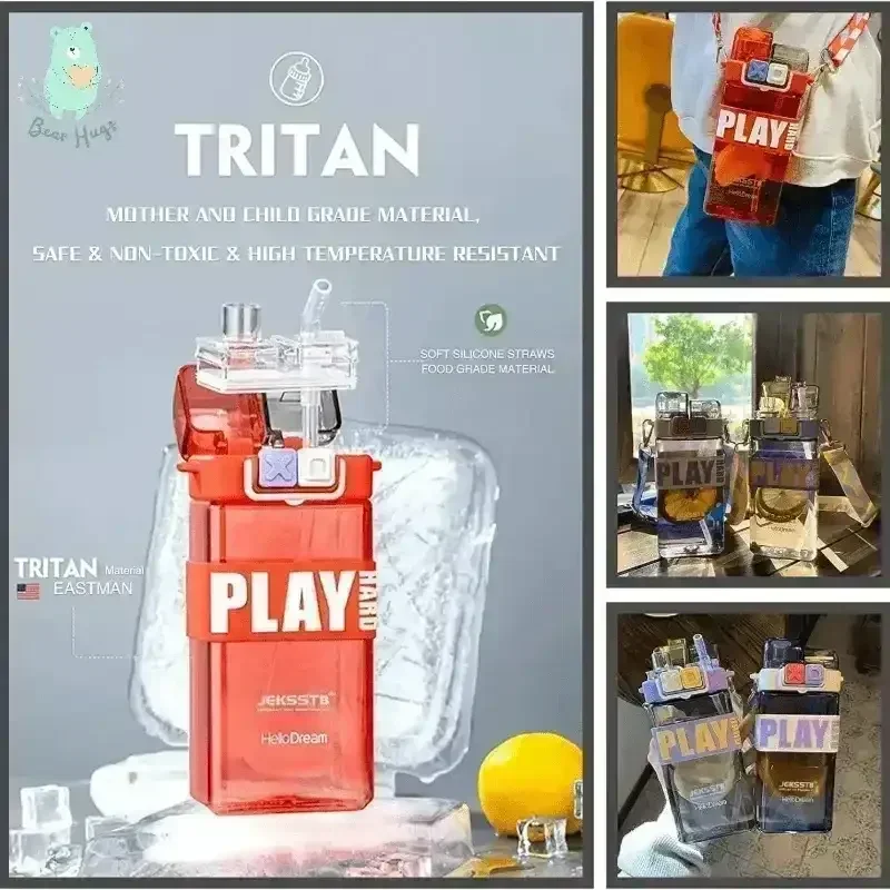 2 in 1 Play Tritan Water Bottle (520 ml) - Image 4