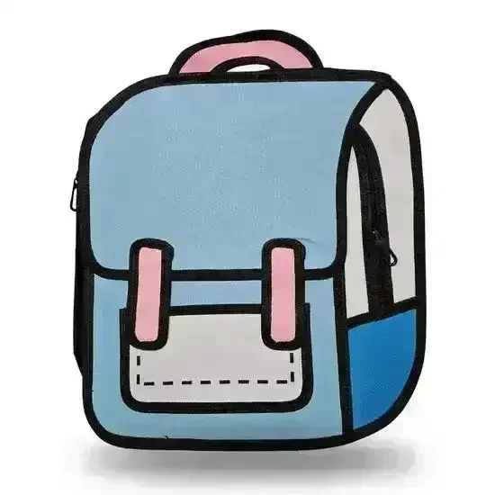 2D Cartoon Drawing Backpack - Image 12