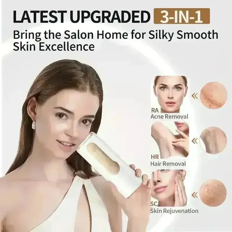 3-in-1 At-Home Permanent Hair Removal Device - Image 2