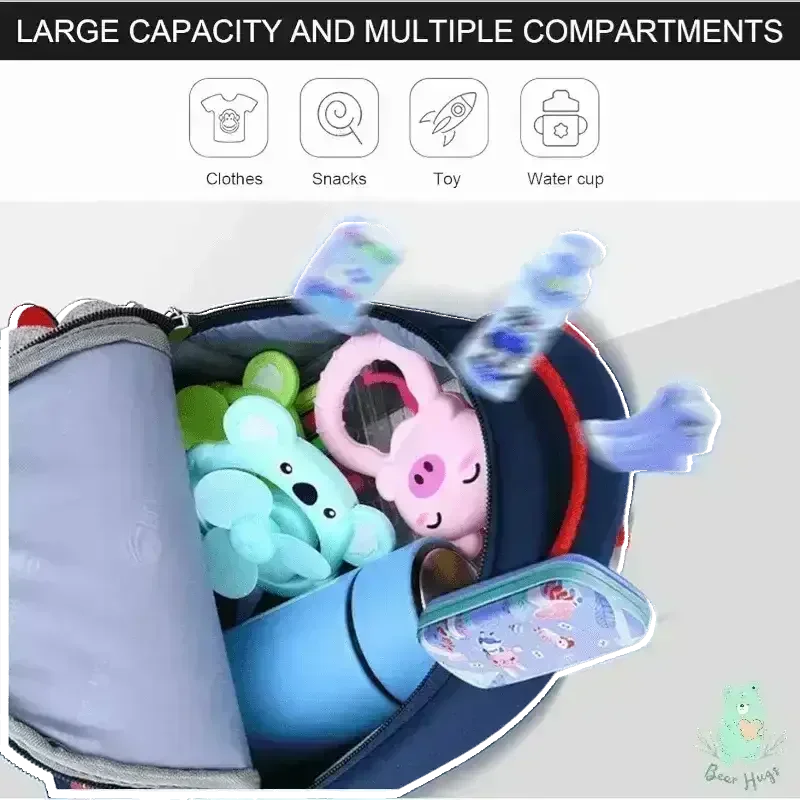 3D Dinosaur Kindergarten Kids Backpack - Image 7
