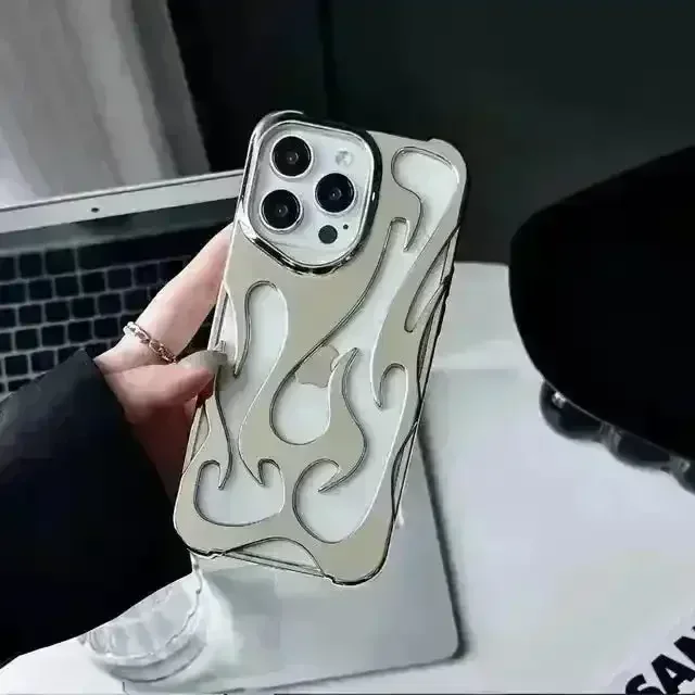 3D Hollowed Flame Phone Case (For iPhones) - Image 5