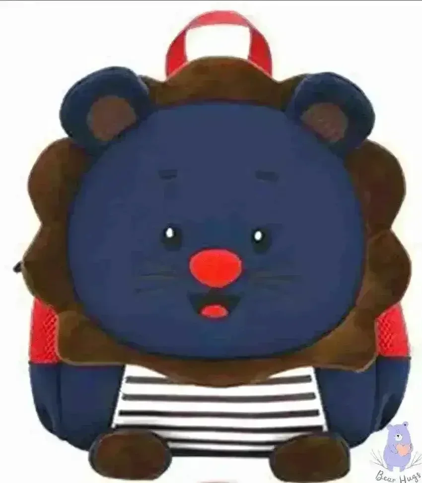 3D Lion Cub Kindergarten Kids Backpack - Image 5