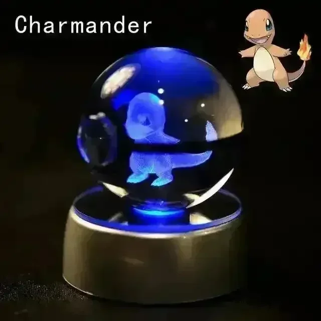 3D Pokimoen Crystal Pokeball Night Lamp - Image 9