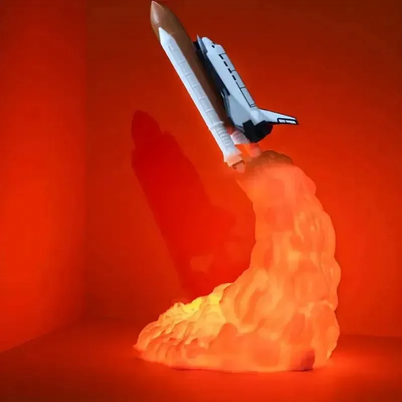 3D Rocket Spaceship Night Light - Image 7
