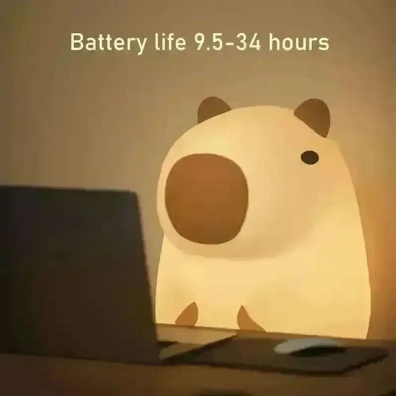 3D Silicon Capybara Night Lamp - Image 7