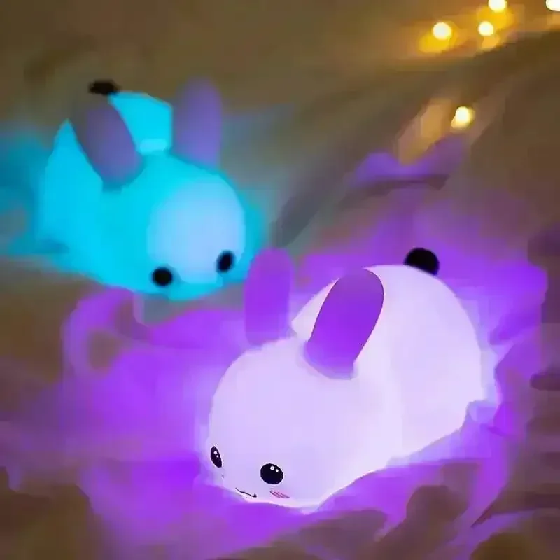 3D Silicon Cute Rabbit Night Lamp - Image 2