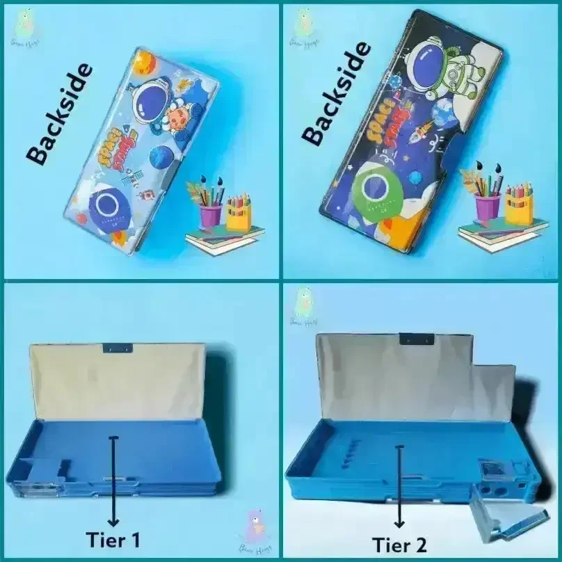 3D-Space Pencil Box with Sharpener - Image 3