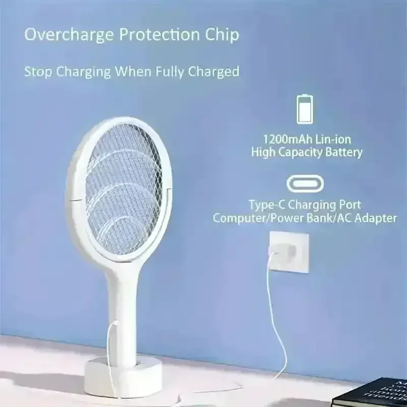 6 in 1 Extendable Mosquito Zapper Racket - Image 7