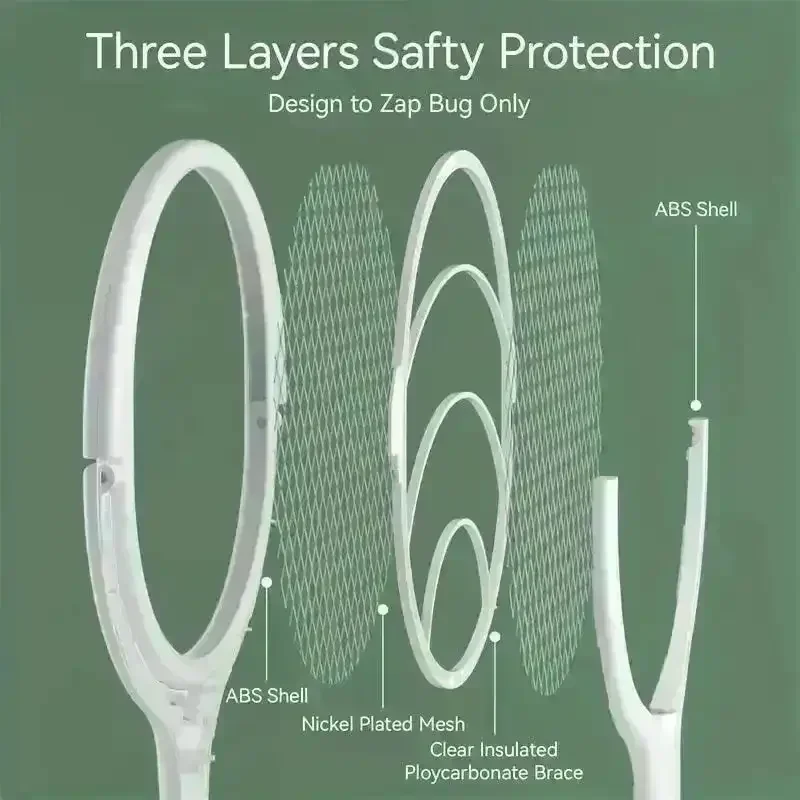 6 in 1 Extendable Mosquito Zapper Racket - Image 9