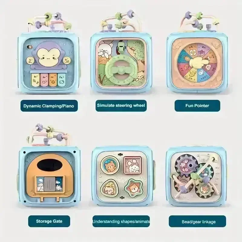 7 in 1 Montessori Activity Cube - Image 2