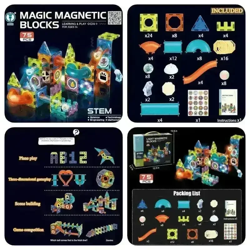 Glowing Magnetic Blocks - Image 4