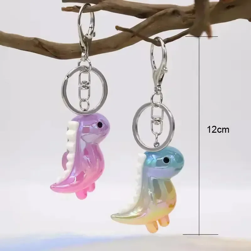 Acrylic Dinosaur 3D Keychain - Image 3