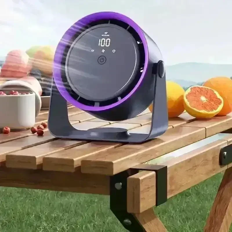 Adjustable 360° Rotation Bladeless Desktop Fan - Image 2