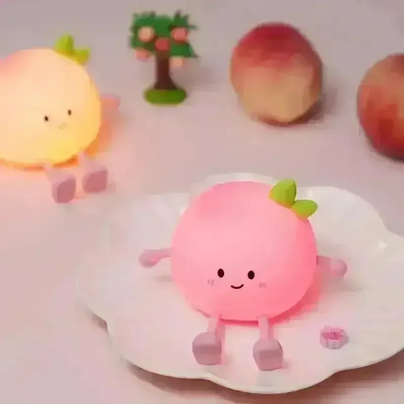 Adorable 2-in-1 Squishy Tomato Light - Image 3