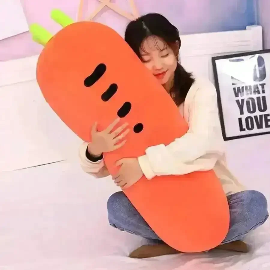 Adorable Carrot Shape Plush Pillow (60 cm) - Image 3