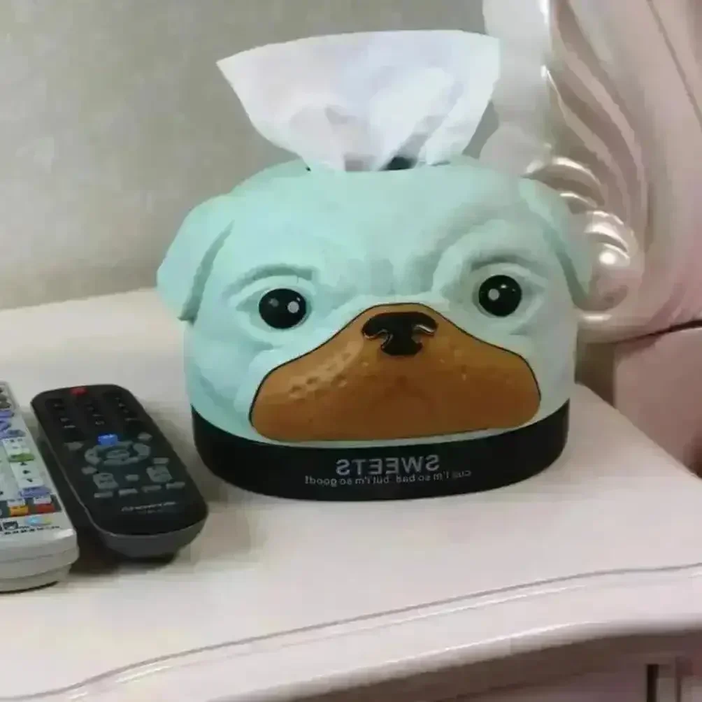Adorable Dog Face Tissue Box - Image 6