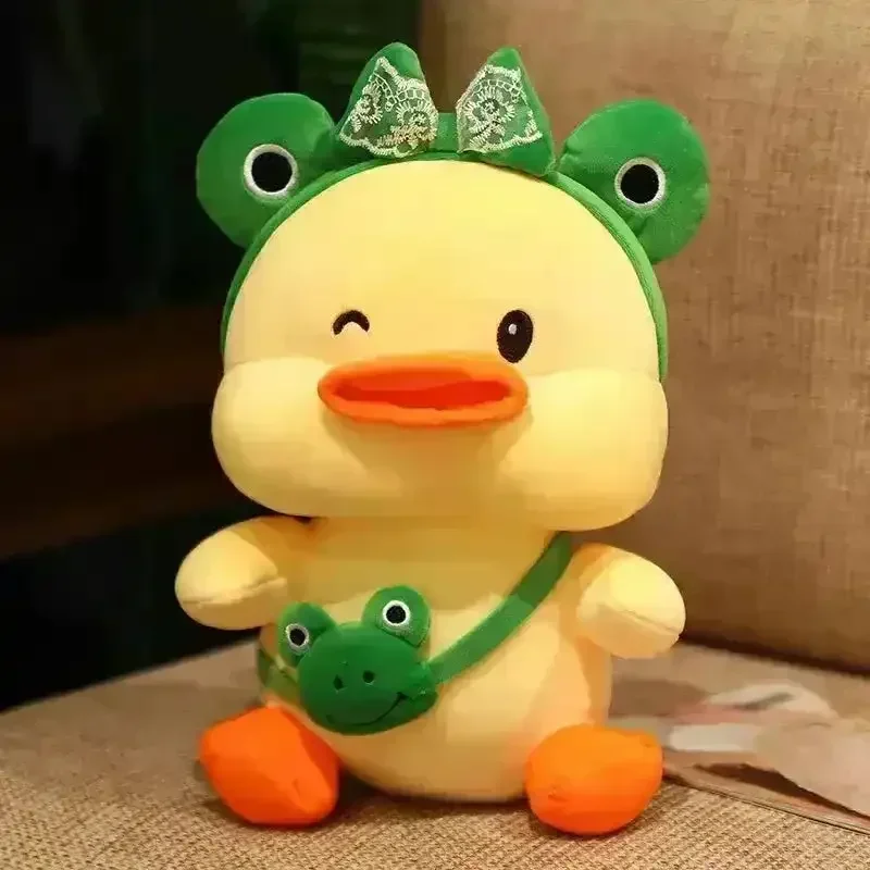 Adorable Duck Frog Purse Plush Toy (25 cm) - Image 2