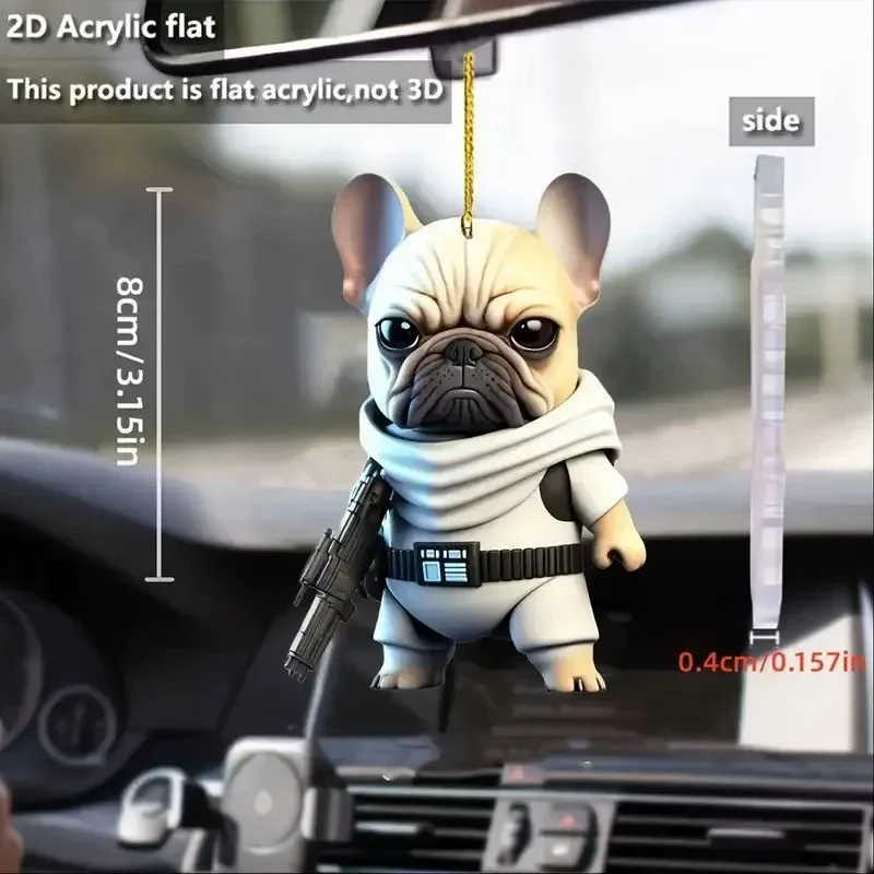 Adventure Pug Tales Acrylic Keychain - Image 6