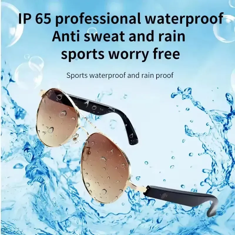 AeroSound Smart Aviator Bluetooth Sunglasses - Image 4