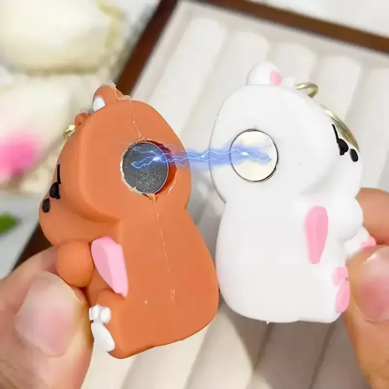 Affectionate Magnetic Bear Couple Keychain (Pair of 2) - Image 8
