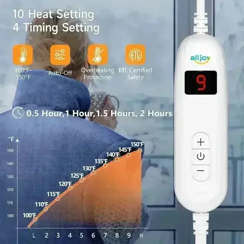 AllJoy Heating Pad For Back Pain Relief - Image 4