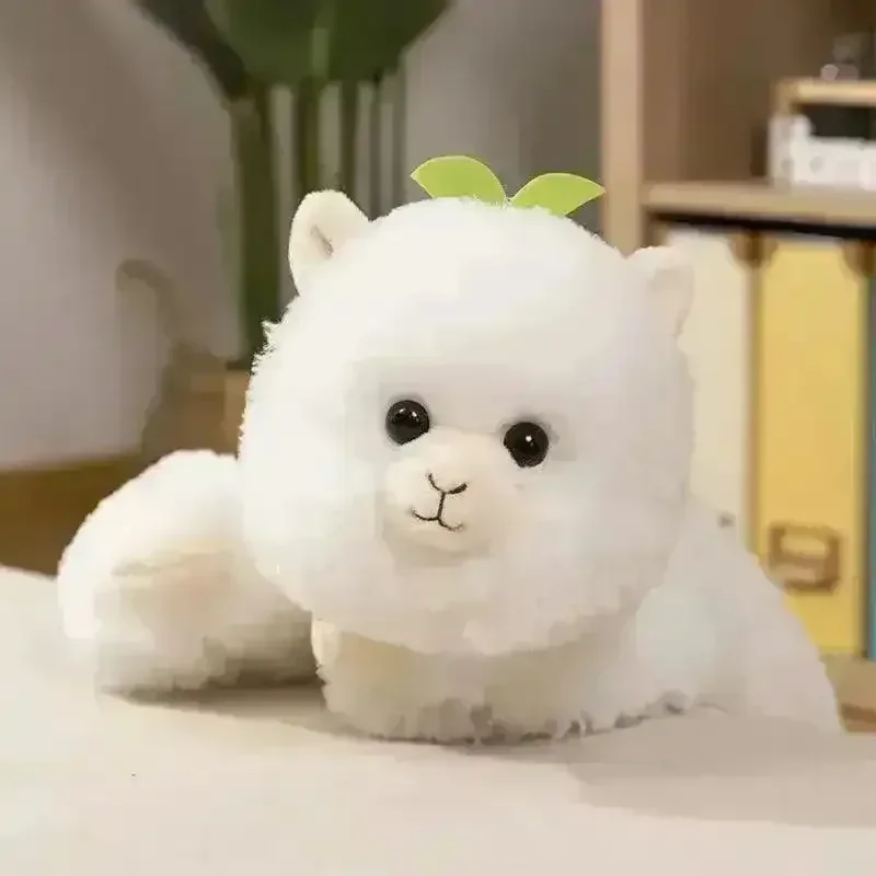 Alpaca Plush Long Animal Pillow - Image 3