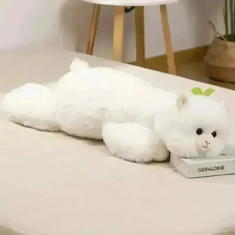 Alpaca Plush Long Animal Pillow - Image 5