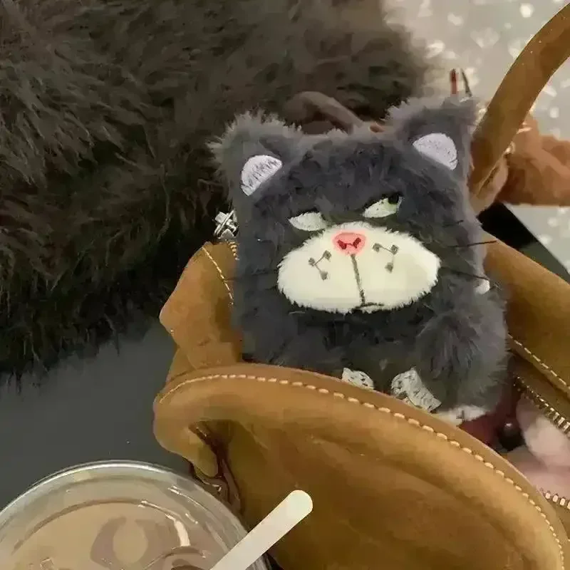 Angry Cat Plush AirPods Case - Image 2