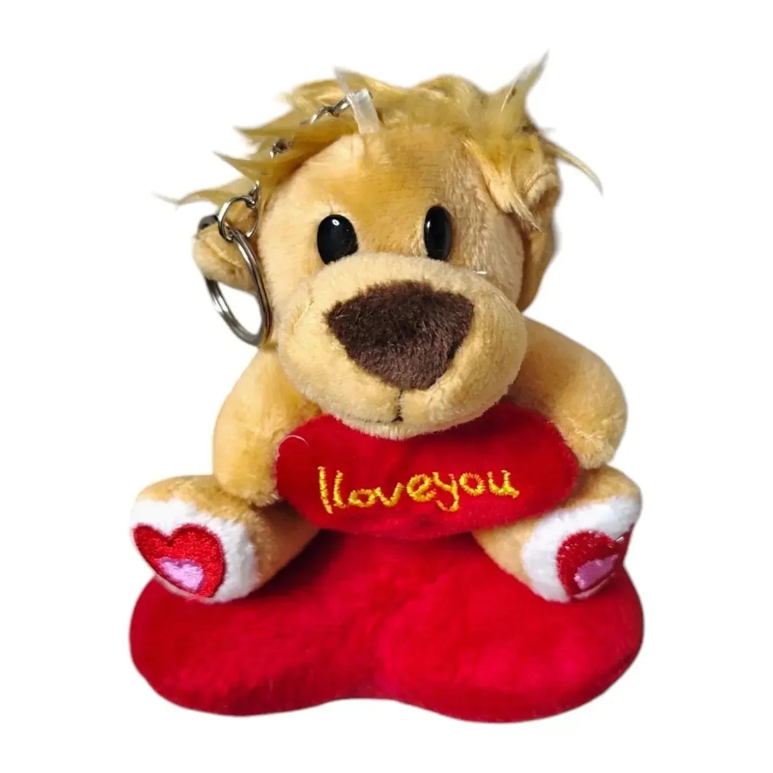 Animal Love Heart Plush Keychain - Image 6