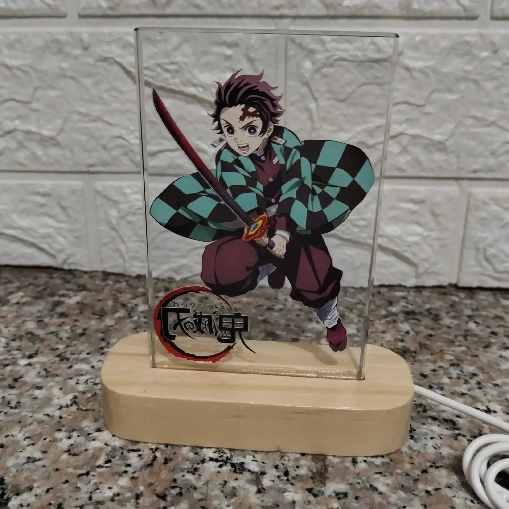 Anime Aura Wooden LED Lamps