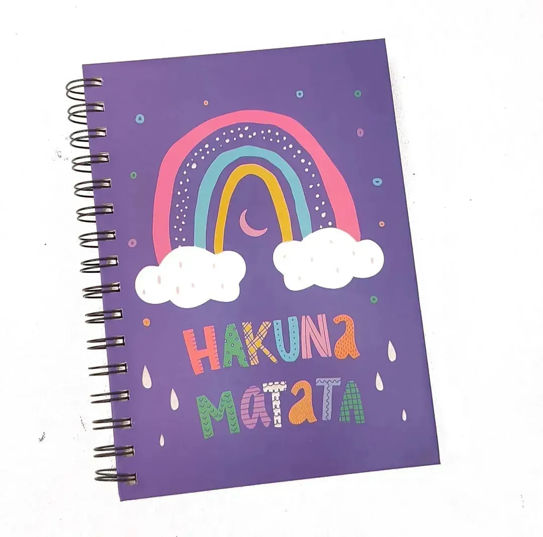 Hakuna Matata A5 Spiral Notebook - Image 3