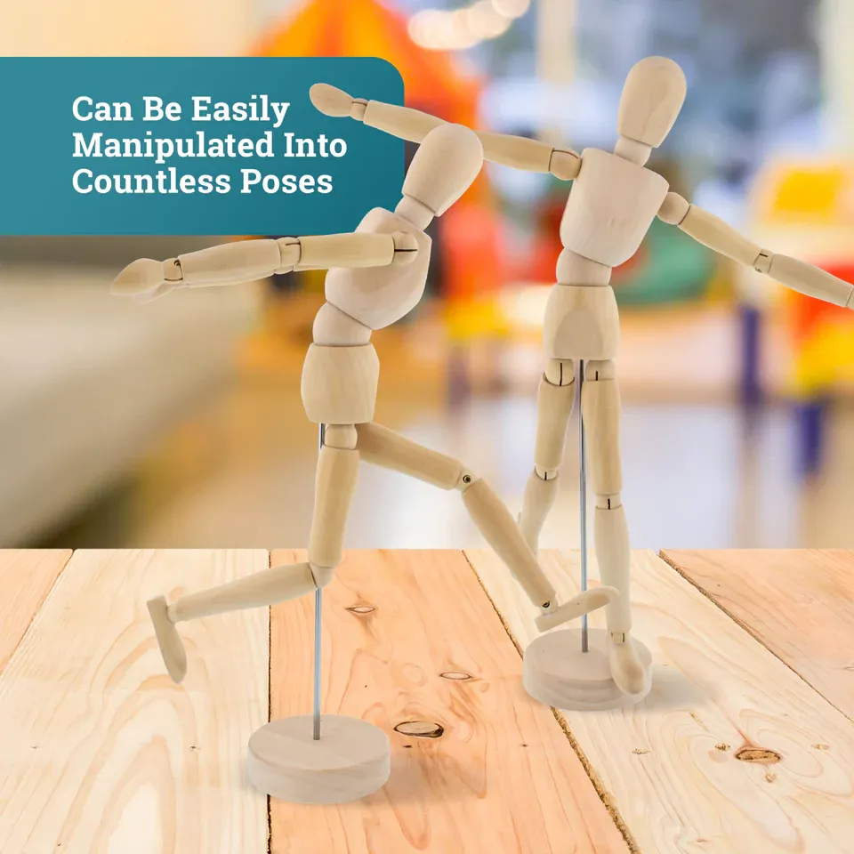 Articulated Wooden Flex Mannequin - Image 2