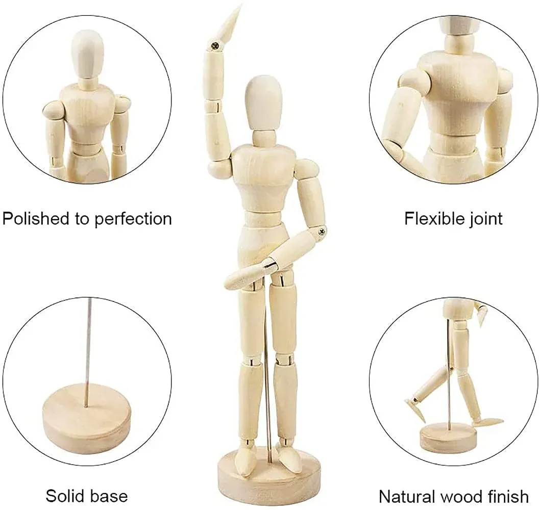Articulated Wooden Flex Mannequin - Image 8