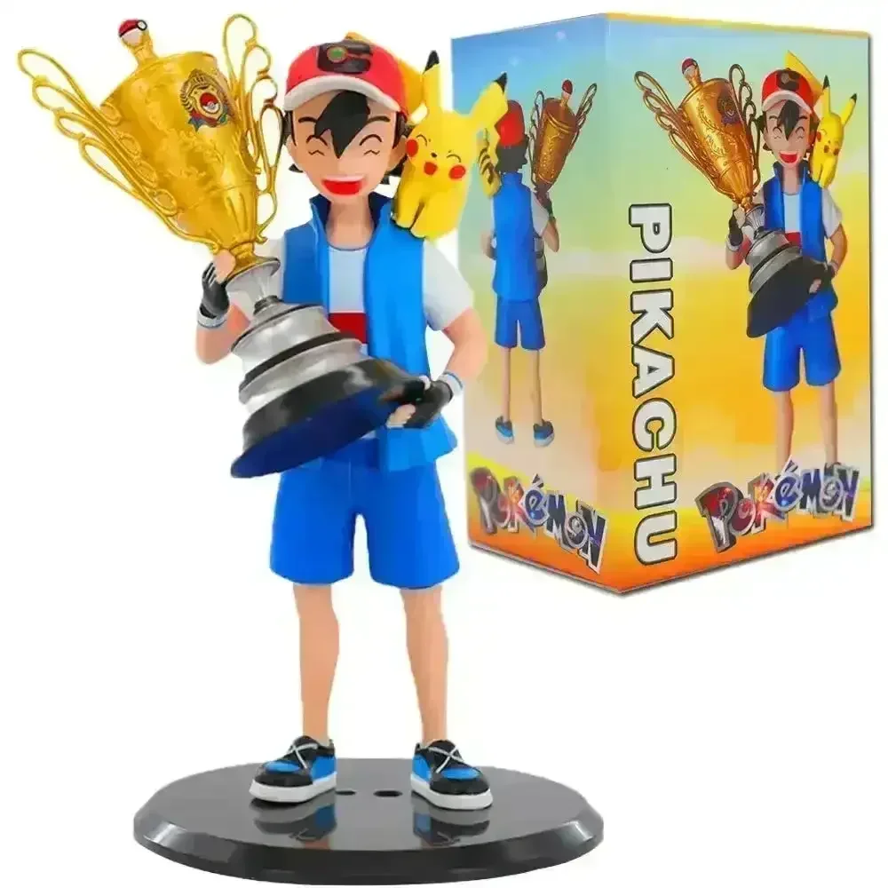 Ash & Pikachu Pokimoen Champions Figurine (18 cm)