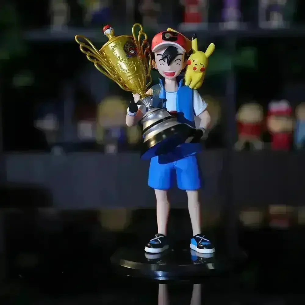 Ash & Pikachu Pokimoen Champions Figurine (18 cm) - Image 2