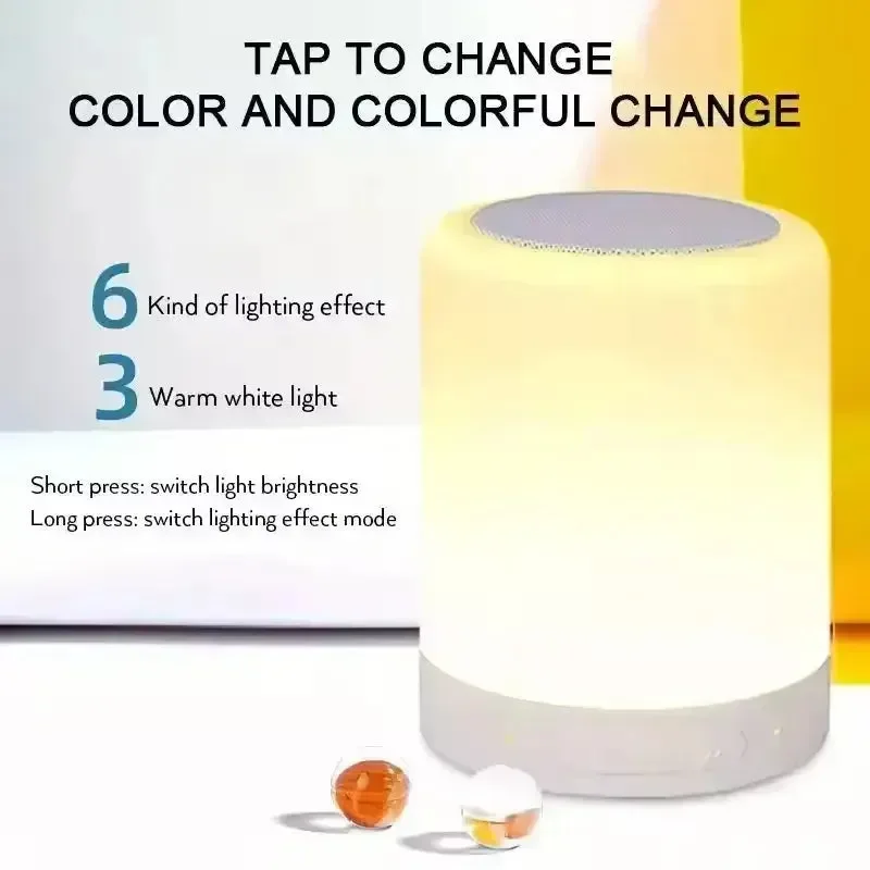 AuraWave Touch Control Bluetooth Speaker Lamp - Image 7