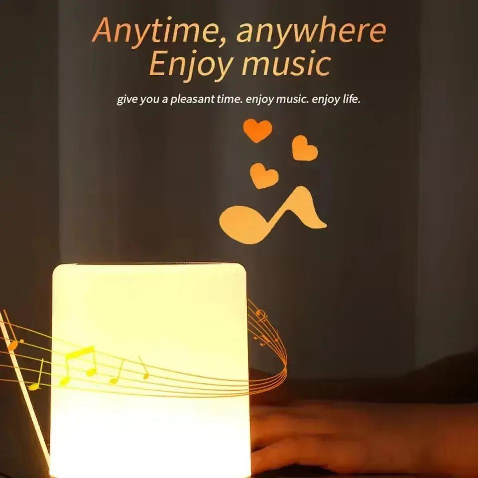 AuraWave Touch Control Bluetooth Speaker Lamp - Image 8
