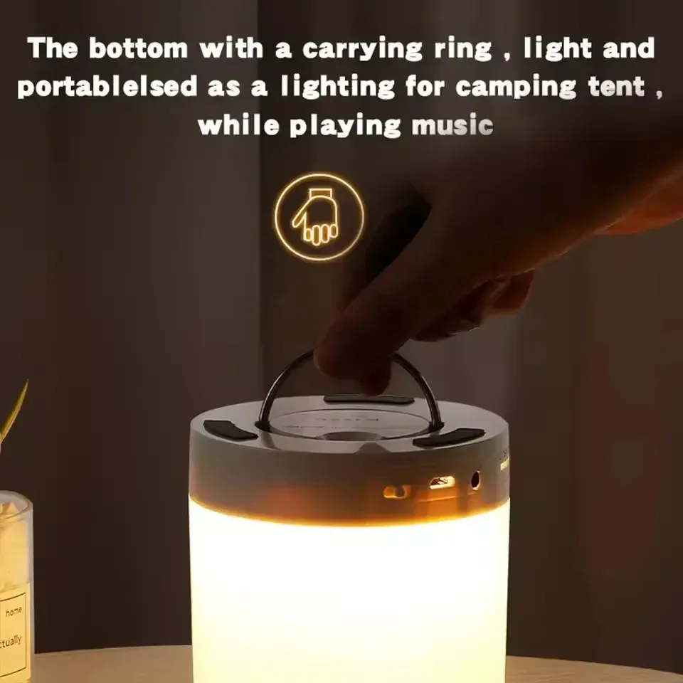 AuraWave Touch Control Bluetooth Speaker Lamp - Image 9