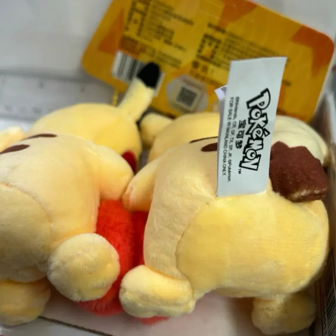 Authentic Pikachu Heart Couple Plush Keychain - Image 8