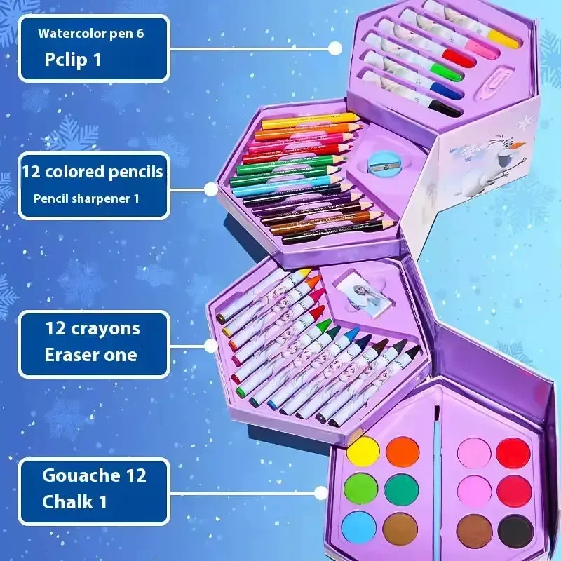Avengers & Frozen Wonders Art Pencil Set (46 Pcs) - Image 3