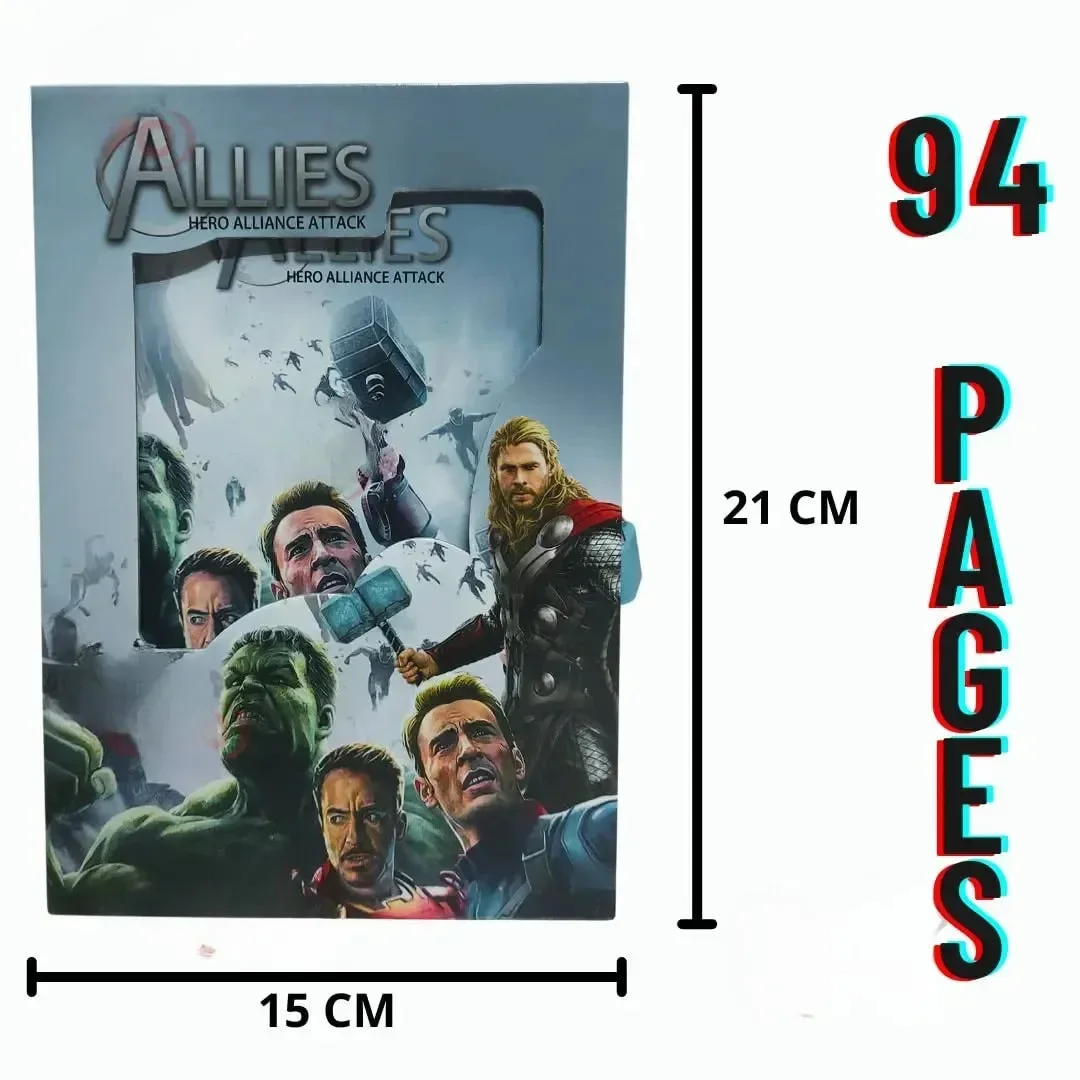 Avengers HQ A5 Diary With Lock - Image 4