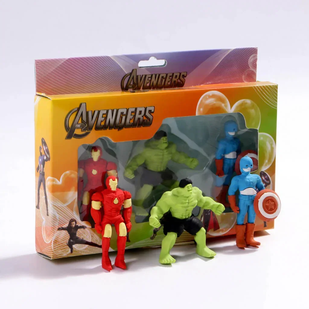 AVNGRS Clean Slate Heroes Eraser (Set of 3)