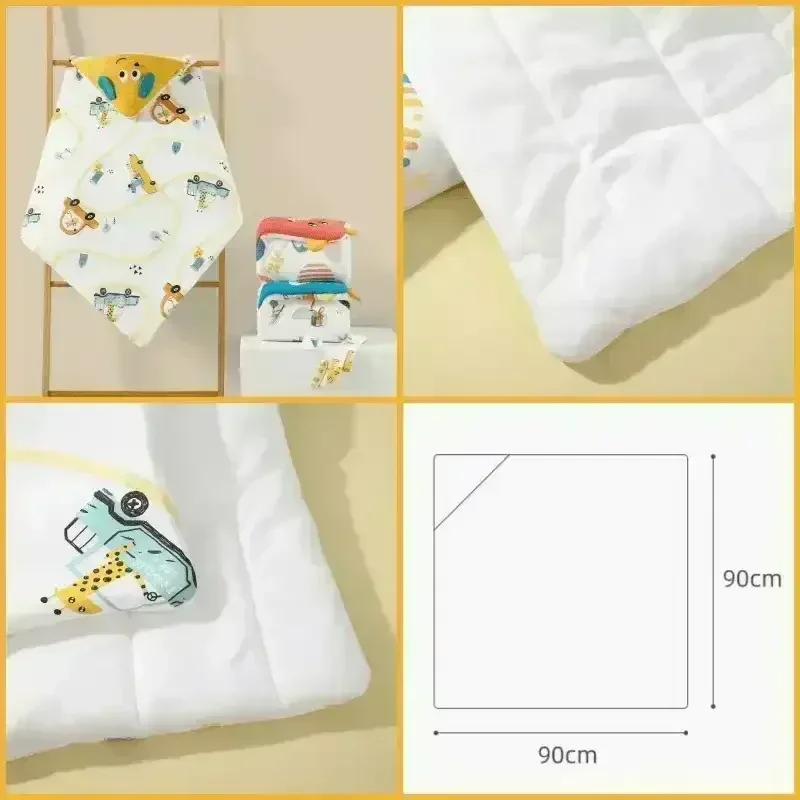 Cartoon Print Baby Swaddler Blanket - Image 3