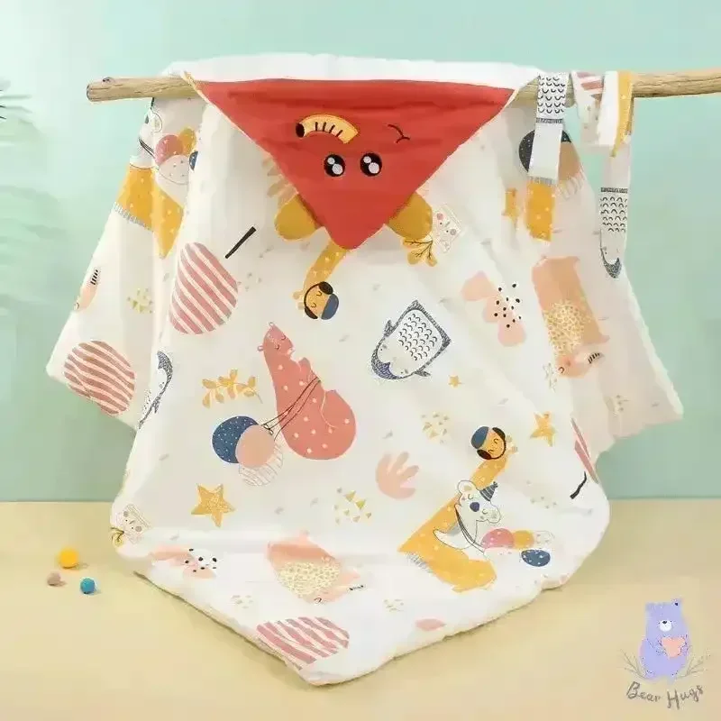Cartoon Print Baby Swaddler Blanket - Image 5