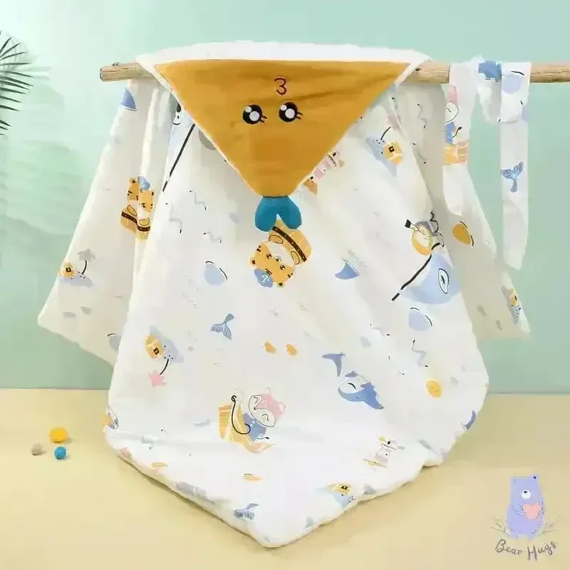 Cartoon Print Baby Swaddler Blanket - Image 6