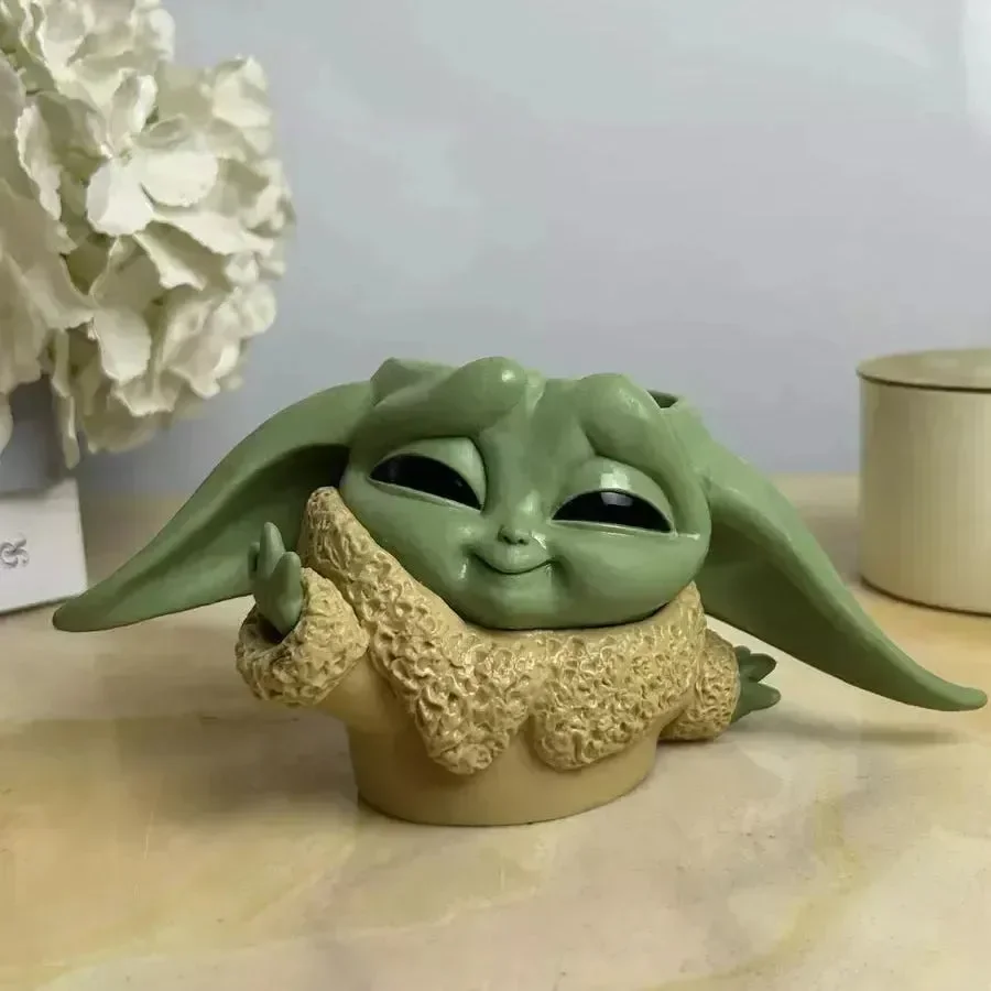 Baby Yoda Planter And Pen Stand - Image 2
