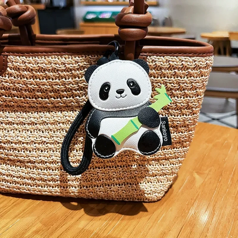 Bamboo Buddy Leather Panda Keychain - Image 3